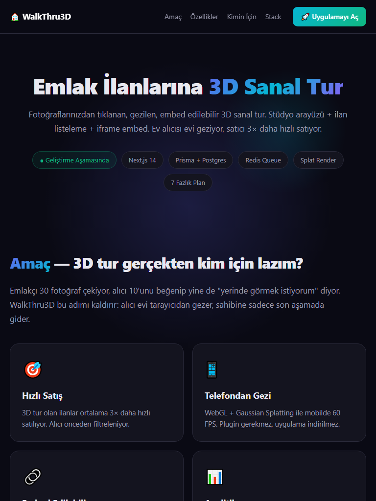 Fatih Web Tasarım Proje Detayı Tablet Görünüm